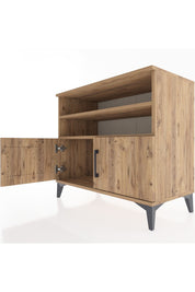 Hyperion Şifonyer 2 Raflı 2 Kapaklı 88x44x80 Çam-Çam