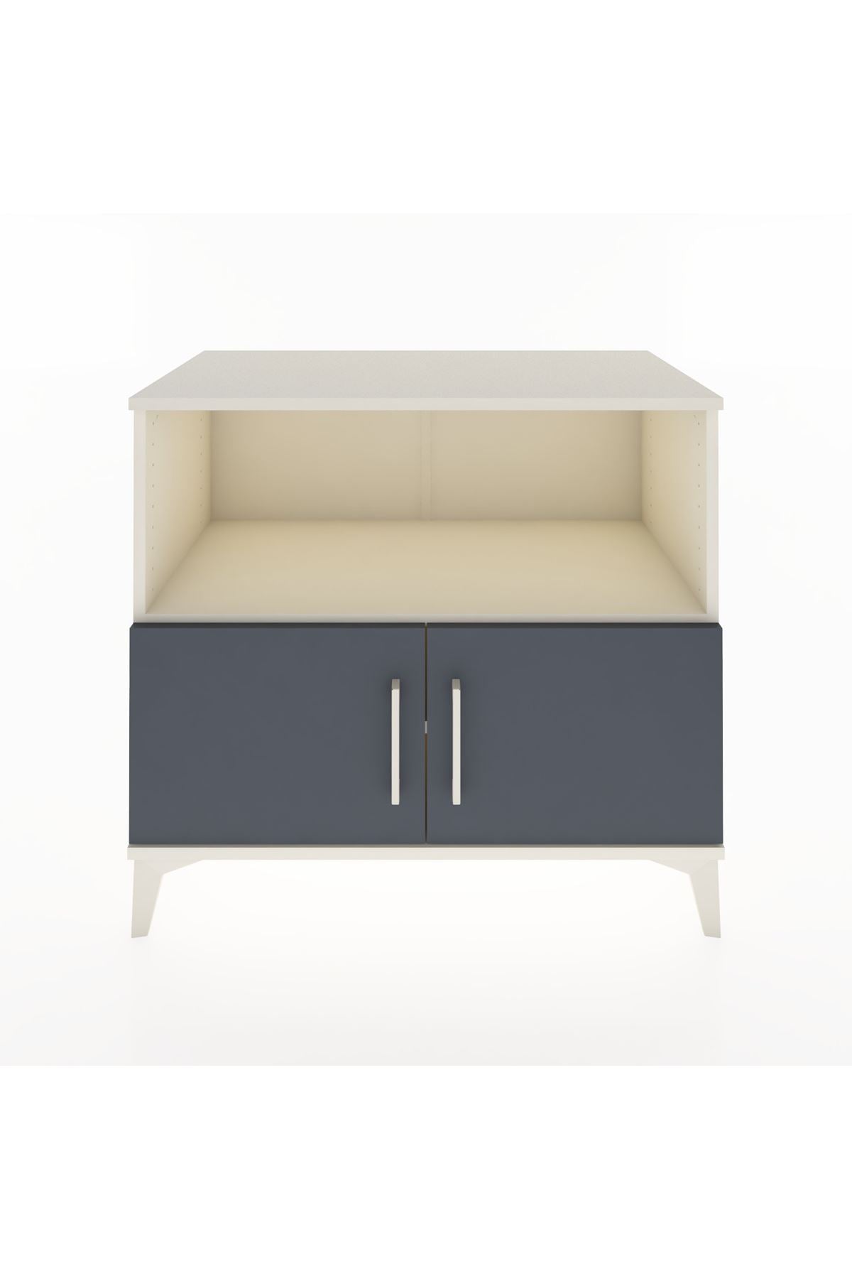 Hyperion Şifonyer 2 Raflı 2 Kapaklı 88x44x80 Aytaşı-Antrasit