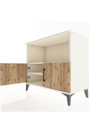 Hyperion Şifonyer 2 Raflı 2 Kapaklı 88x44x80 Aytaşı-Çam