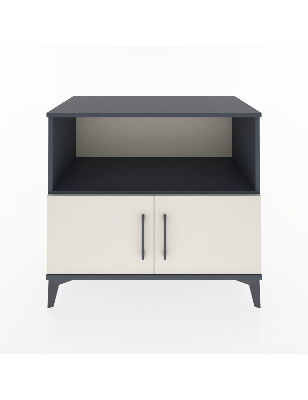 Hyperion Şifonyer 2 Raflı 2 Kapaklı 88x44x80 Antrasit-Aytaşı