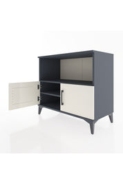 Hyperion Şifonyer 2 Raflı 2 Kapaklı 88x44x80 Antrasit-Aytaşı