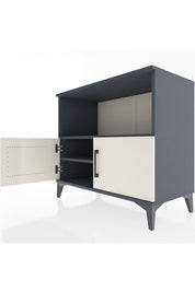 Hyperion Şifonyer 2 Raflı 2 Kapaklı 88x44x80 Antrasit-Aytaşı