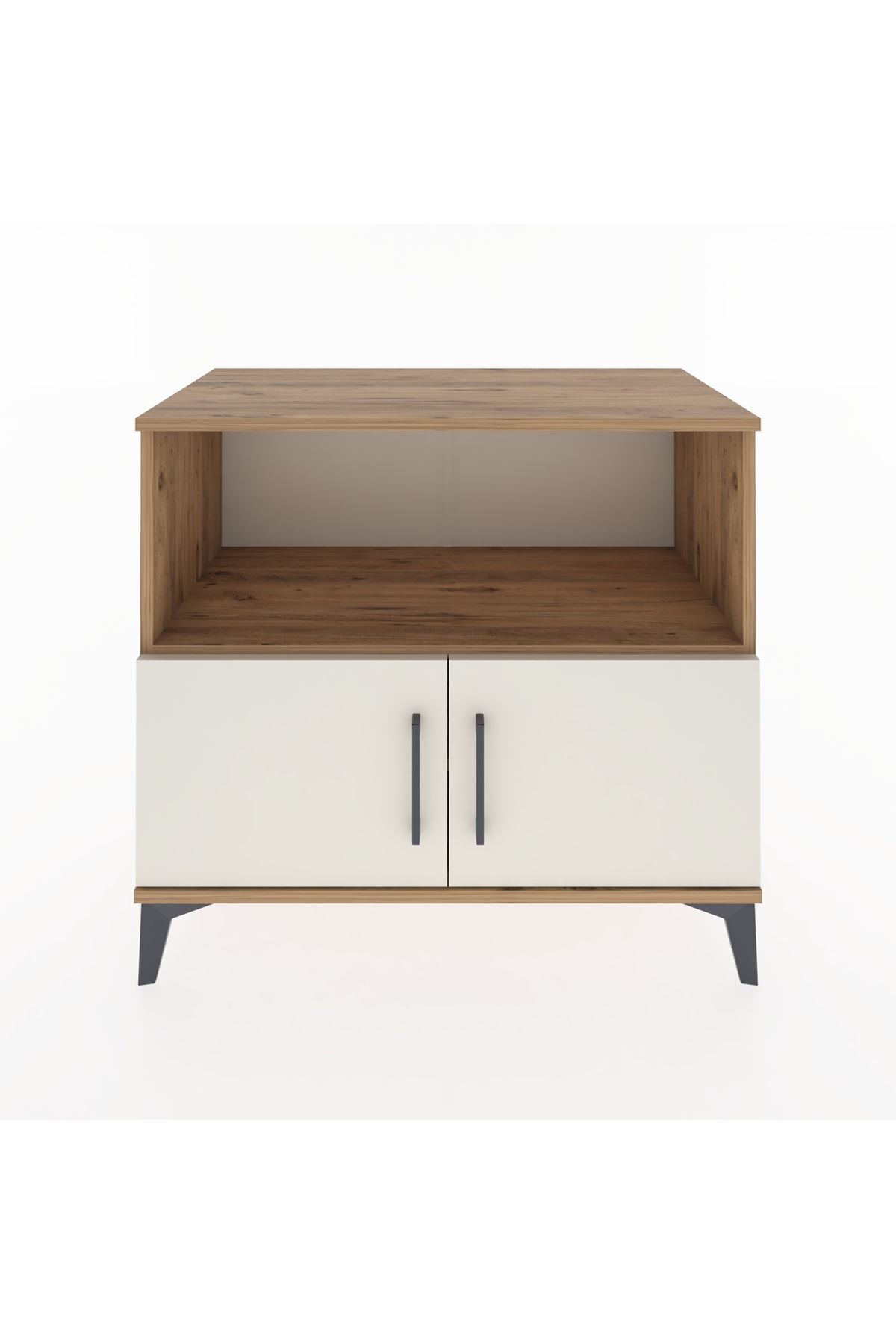 Hyperion Şifonyer 2 Raflı 2 Kapaklı 88x44x80 Çam-Aytaşı