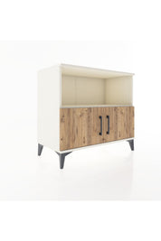 Hyperion Şifonyer Tek Raflı 2 Kapaklı 88x44x80 Aytaşı-Çam