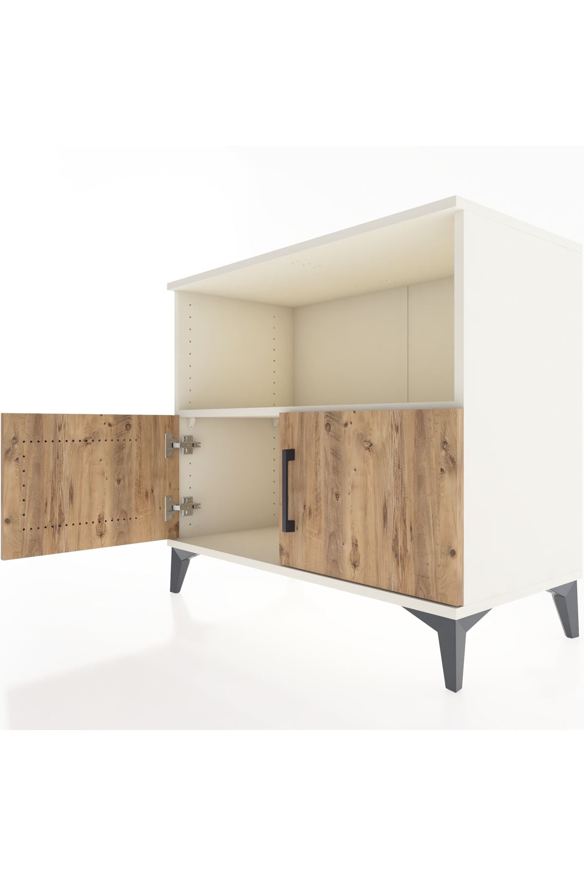 Hyperion Şifonyer Tek Raflı 2 Kapaklı 88x44x80 Aytaşı-Çam