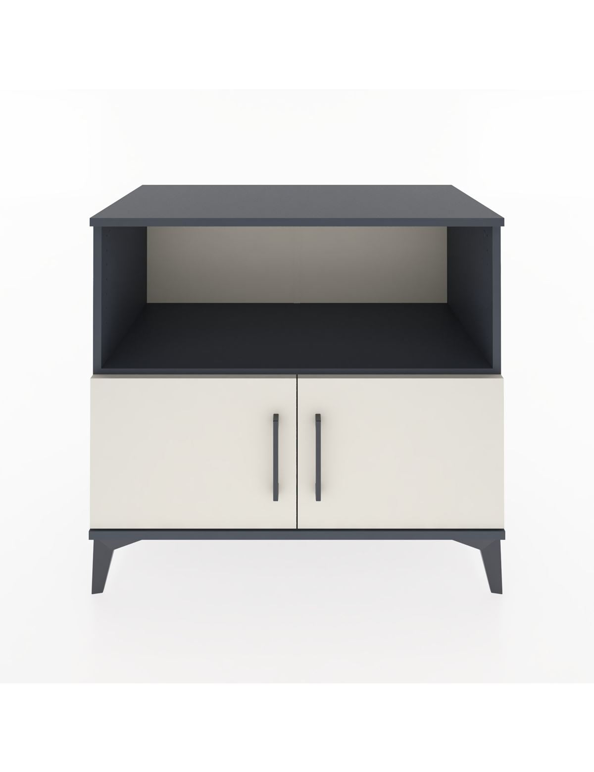 Hyperion Şifonyer Tek Raflı 2 Kapaklı 88x44x80 Antrasit-Aytaşı