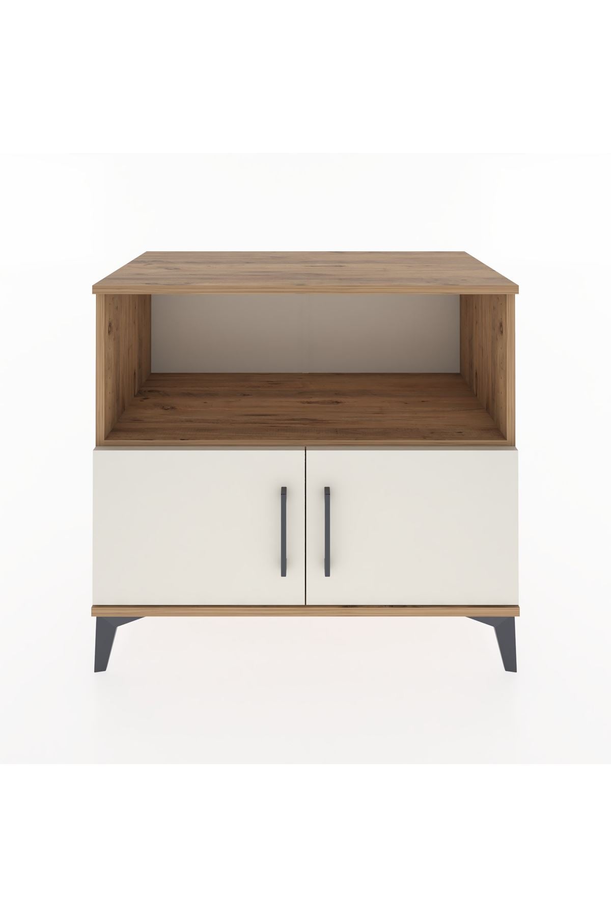 Hyperion Şifonyer Tek Raflı 2 Kapaklı 88x44x80 Çam-Aytaşı