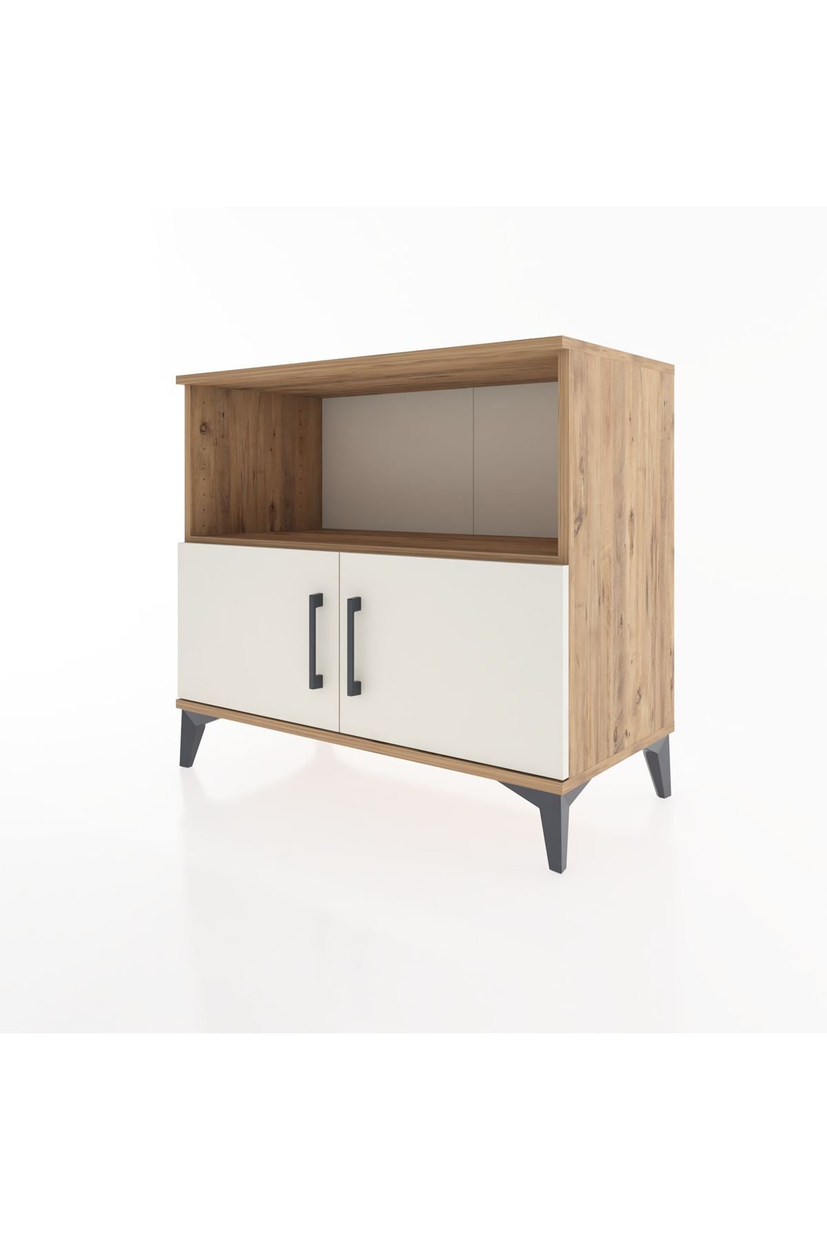 Hyperion Şifonyer Tek Raflı 2 Kapaklı 88x44x80 Çam-Aytaşı