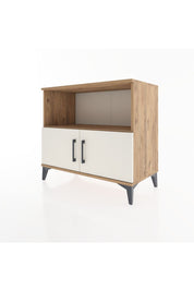 Hyperion Şifonyer Tek Raflı 2 Kapaklı 88x44x80 Çam-Aytaşı