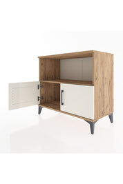 Hyperion Şifonyer Tek Raflı 2 Kapaklı 88x44x80 Çam-Aytaşı