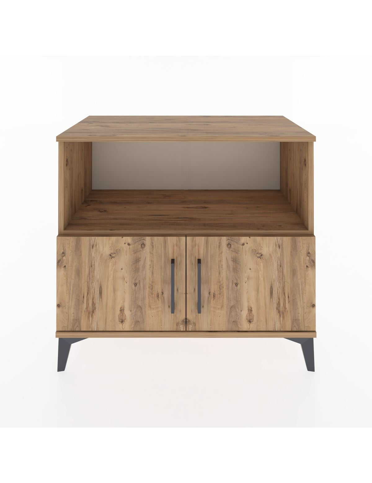 Hyperion Şifonyer Tek Raflı 2 Kapaklı 88x44x80 Çam-Çam