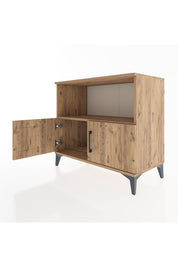 Hyperion Şifonyer Tek Raflı 2 Kapaklı 88x44x80 Çam-Çam