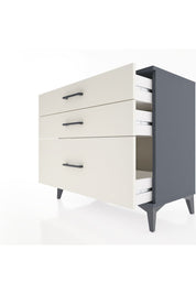 Hyperion Şifonyer 3 Çekmeceli 88x44x80 Antrasit-Aytaşı