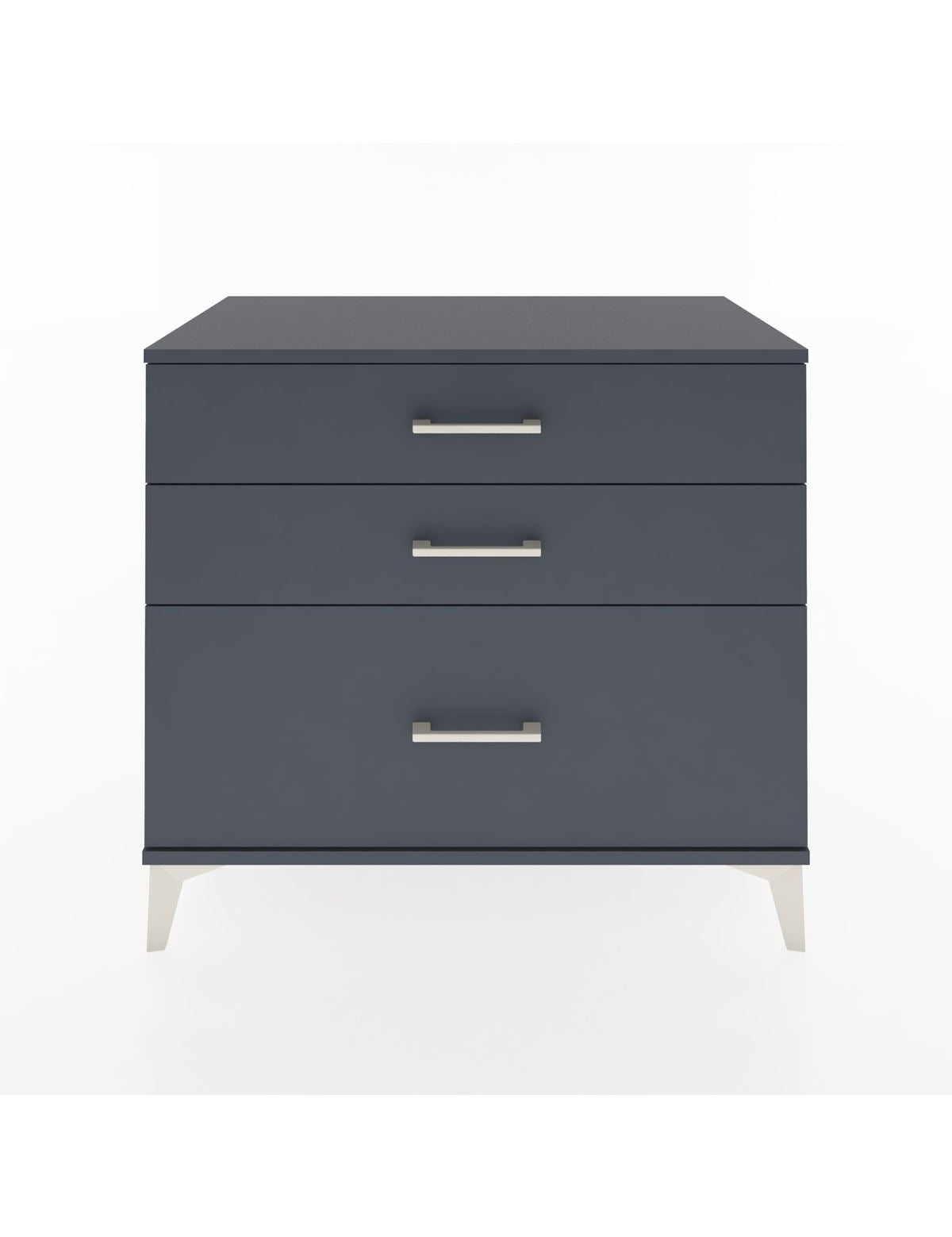 Hyperion Şifonyer 3 Çekmeceli 88x44x80 Antrasit-Antrasit