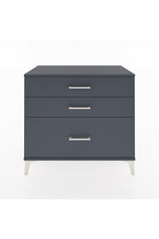 Hyperion Şifonyer 3 Çekmeceli 88x44x80 Antrasit-Antrasit