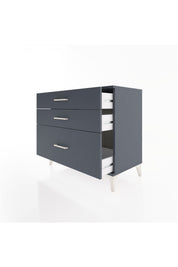 Hyperion Şifonyer 3 Çekmeceli 88x44x80 Antrasit-Antrasit