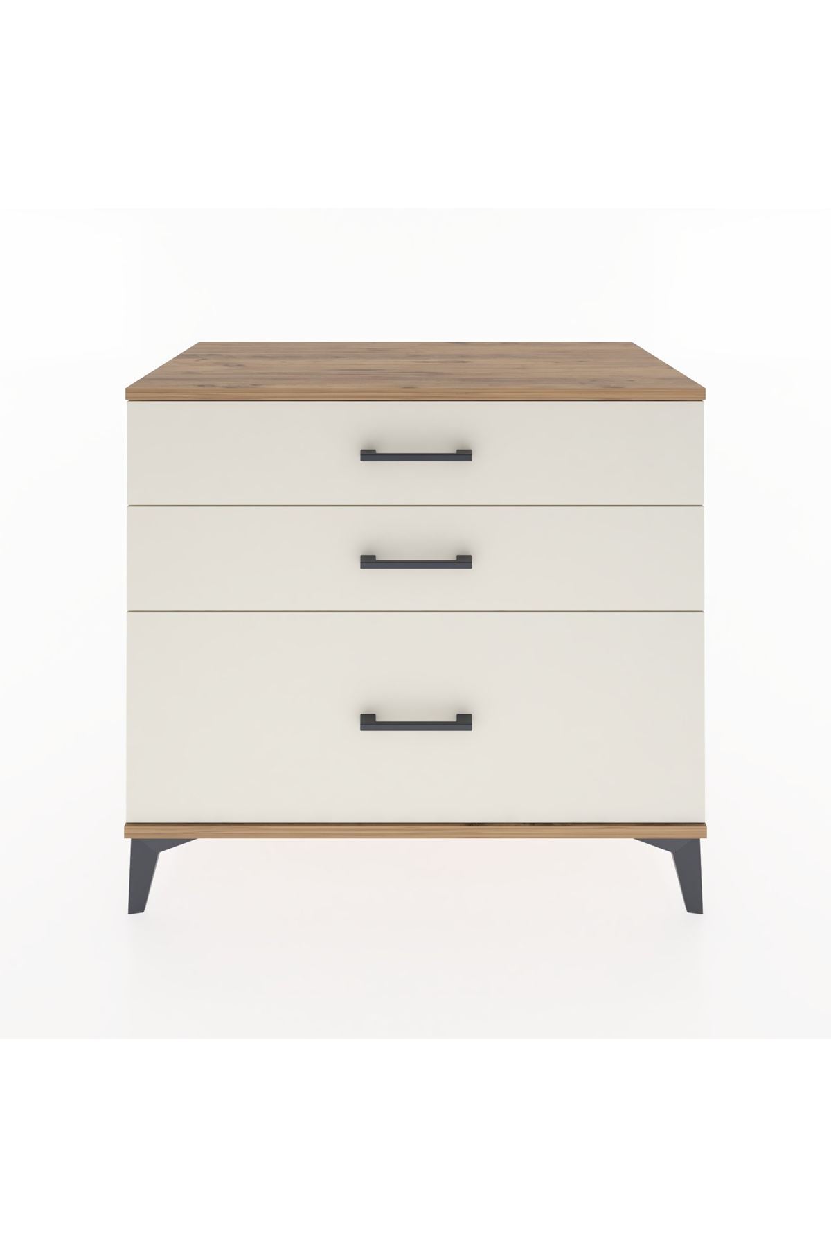 Hyperion Şifonyer 3 Çekmeceli 88x44x80 Çam-Aytaşı