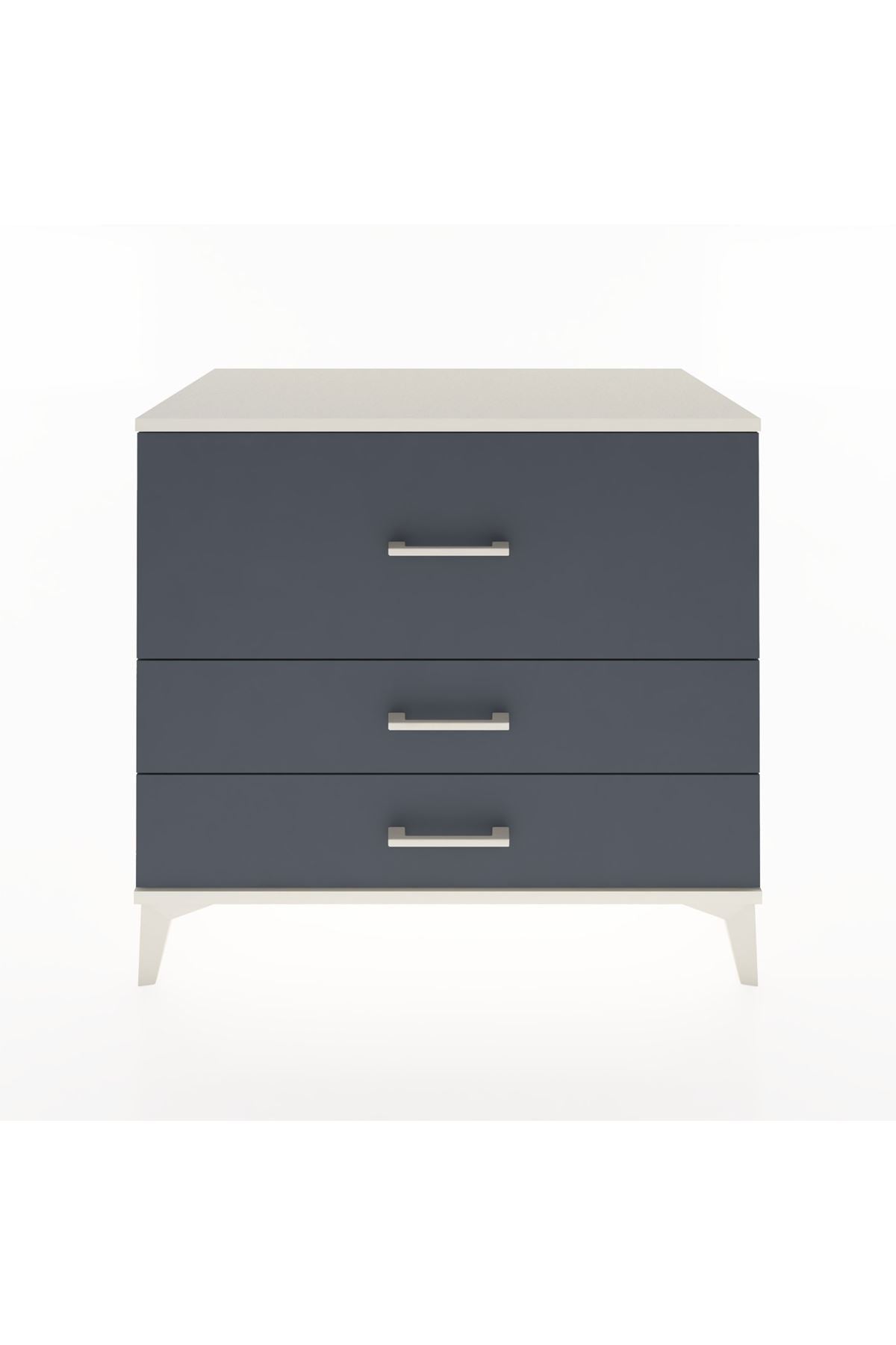 Hyperion Şifonyer 3 Çekmeceli 88x44x80 Aytaşı-Antrasit