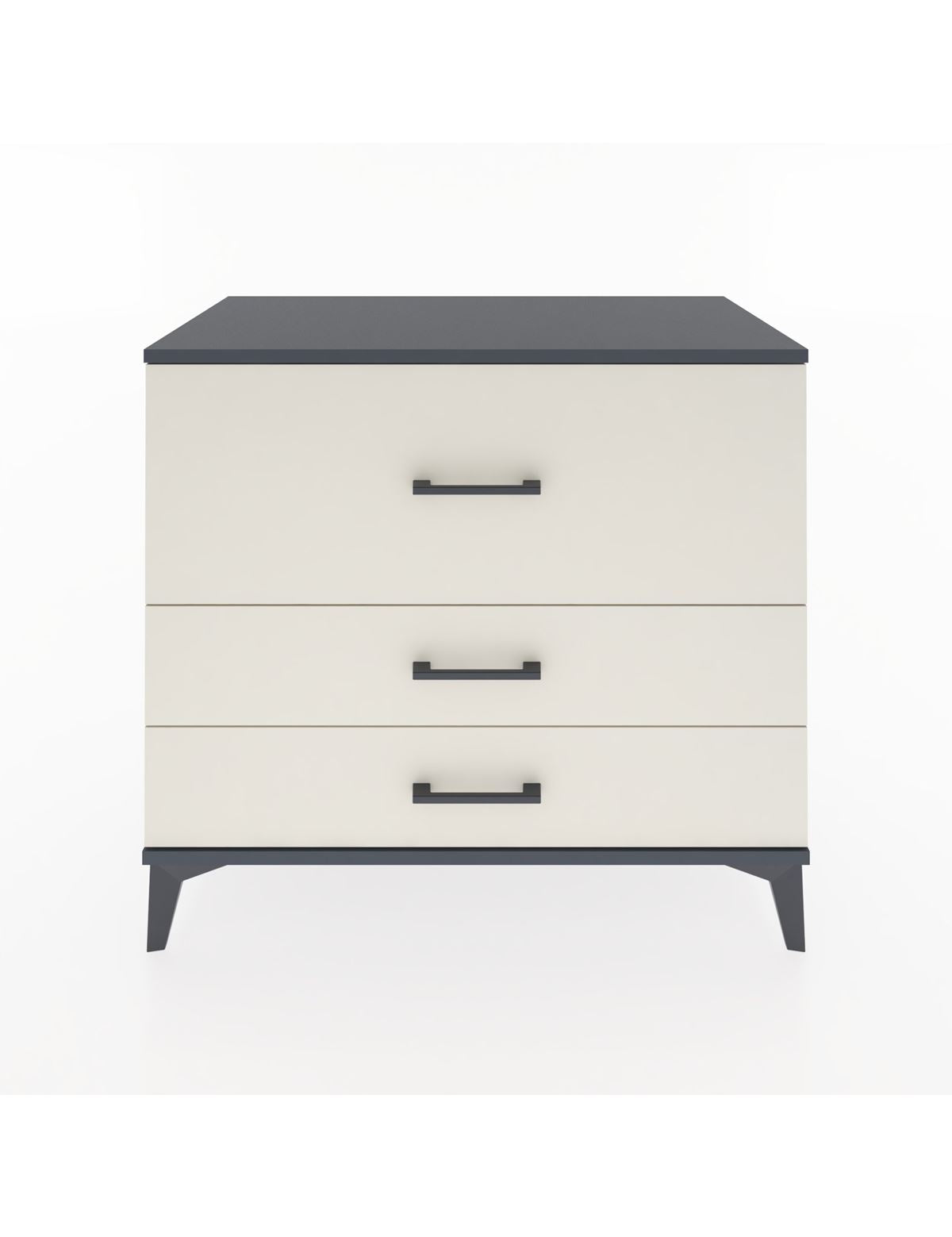 Hyperion Şifonyer 3 Çekmeceli 88x44x80 Antrasit-Aytaşı