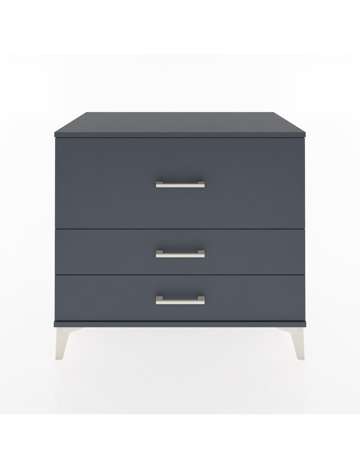 Hyperion Şifonyer 3 Çekmeceli 88x44x80 Antrasit-Antrasit