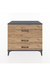 Hyperion Şifonyer 3 Çekmeceli 88x44x80 Antrasit-Çam