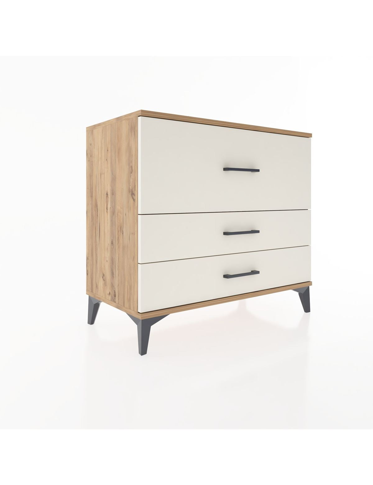 Hyperion Şifonyer 3 Çekmeceli 88x44x80 Çam-Aytaşı