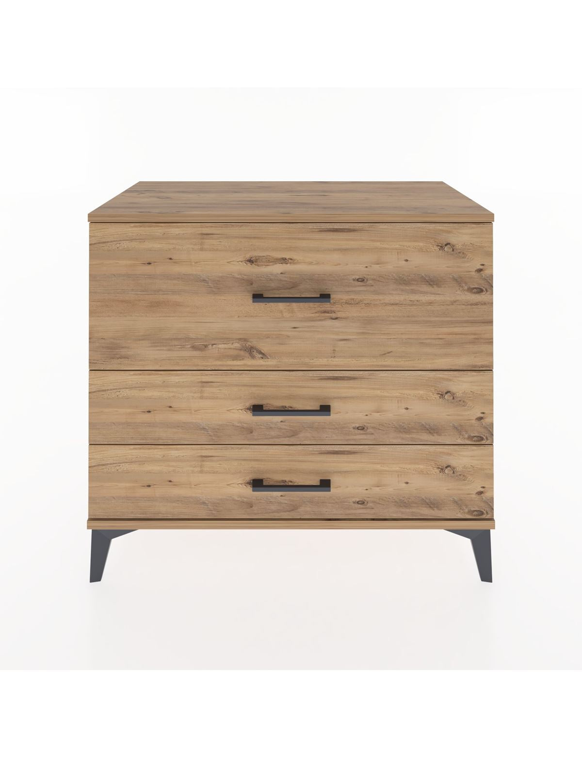 Hyperion Şifonyer 3 Çekmeceli 88x44x80 Çam-Çam