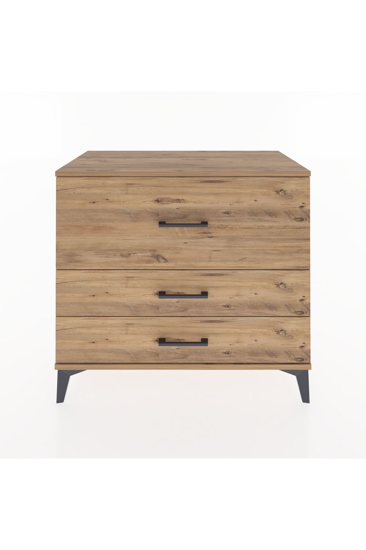 Hyperion Şifonyer 3 Çekmeceli 88x44x80 Çam-Çam