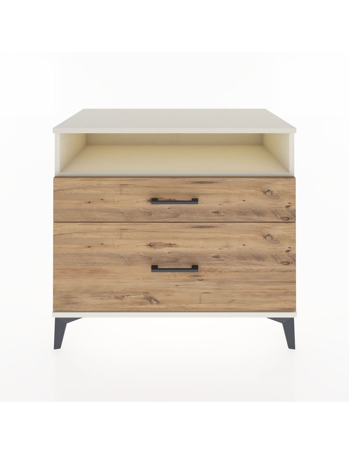 Hyperion Şifonyer Tek Raflı 2 Çekmeceli 88x44x80 Aytaşı-Çam