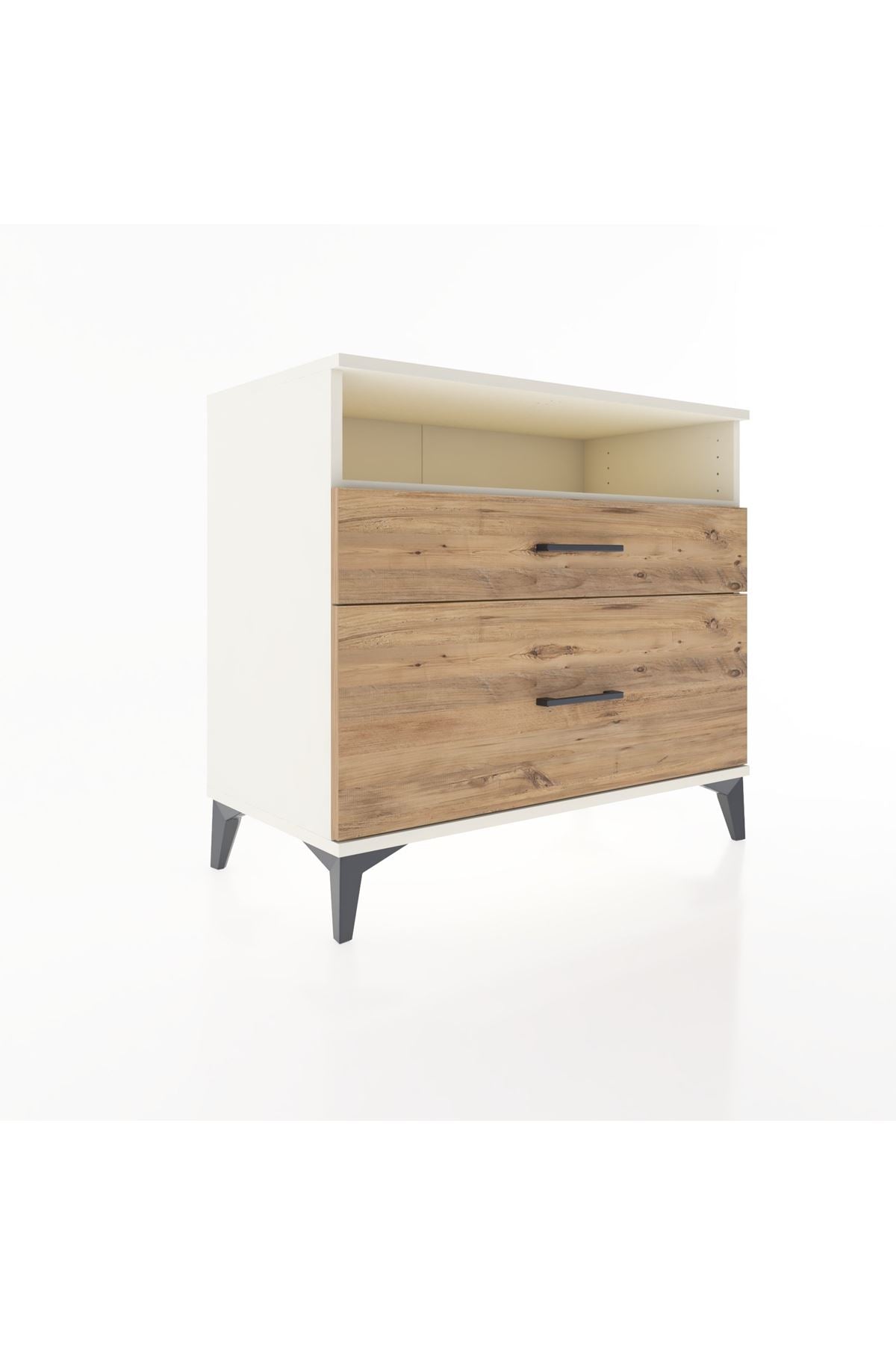 Hyperion Şifonyer Tek Raflı 2 Çekmeceli 88x44x80 Aytaşı-Çam