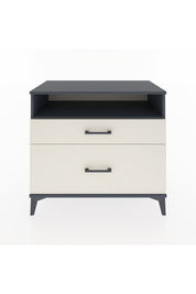 Hyperion Şifonyer Tek Raflı 2 Çekmeceli 88x44x80 Antrasit-Aytaşı