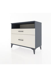 Hyperion Şifonyer Tek Raflı 2 Çekmeceli 88x44x80 Antrasit-Aytaşı