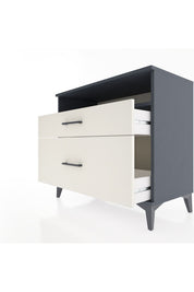 Hyperion Şifonyer Tek Raflı 2 Çekmeceli 88x44x80 Antrasit-Aytaşı