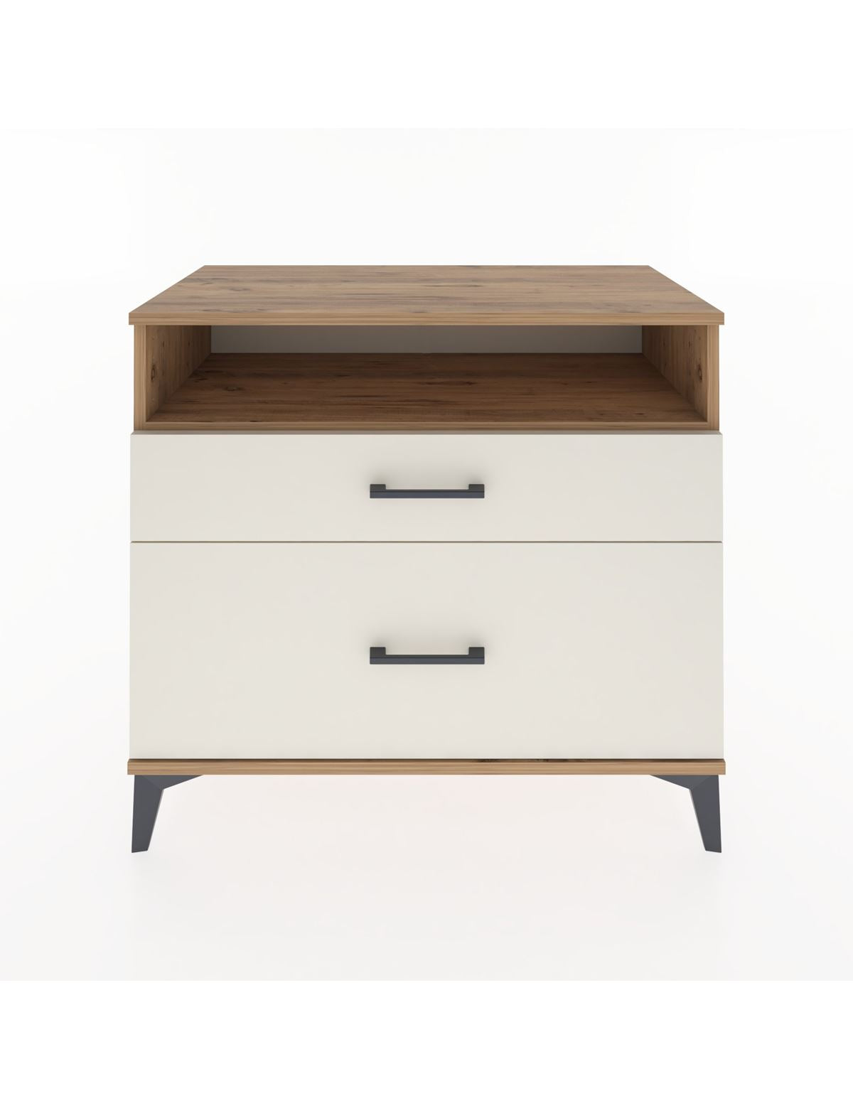 Hyperion Şifonyer Tek Raflı 2 Çekmeceli 88x44x80 Çam-Aytaşı