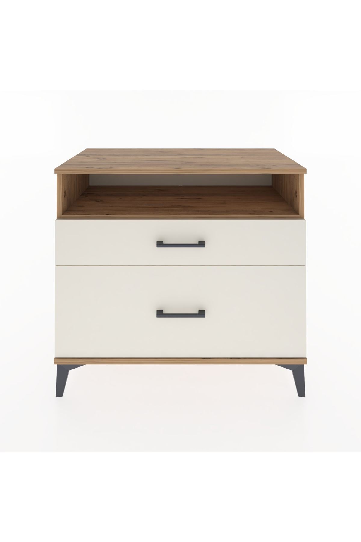 Hyperion Şifonyer Tek Raflı 2 Çekmeceli 88x44x80 Çam-Aytaşı