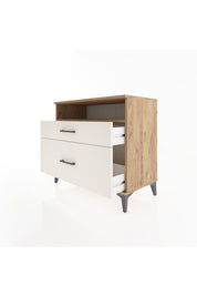 Hyperion Şifonyer Tek Raflı 2 Çekmeceli 88x44x80 Çam-Aytaşı