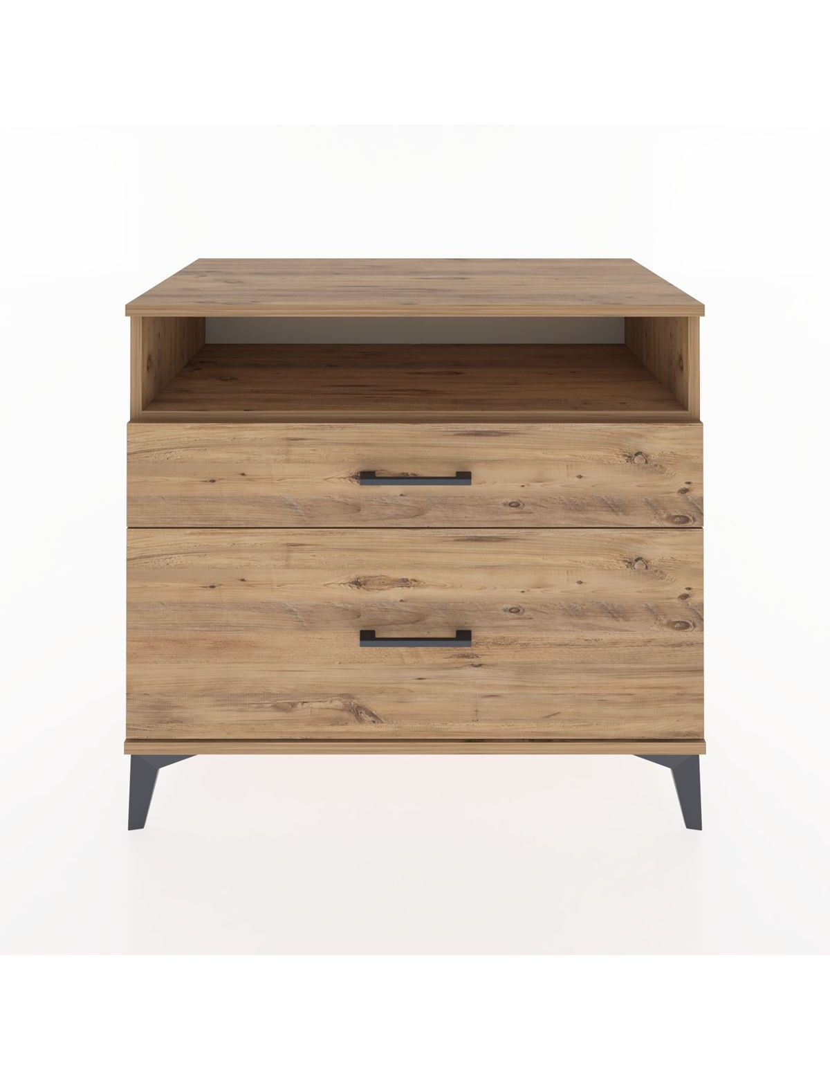 Hyperion Şifonyer Tek Raflı 2 Çekmeceli 88x44x80 Çam-Çam