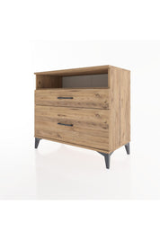 Hyperion Şifonyer Tek Raflı 2 Çekmeceli 88x44x80 Çam-Çam