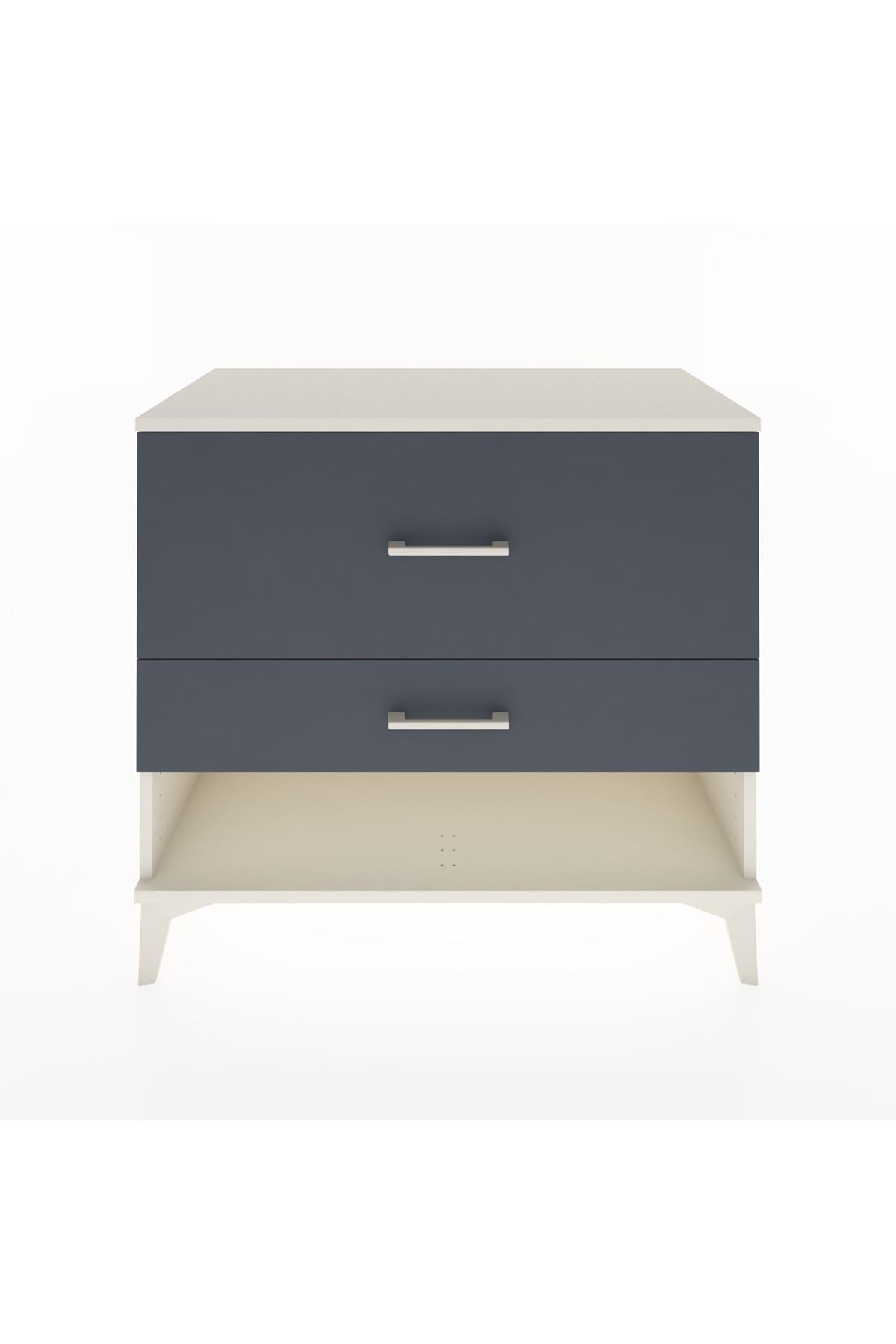 Hyperion Şifonyer 2 Çekmeceli 88x44x80 Aytaşı-Antrasit