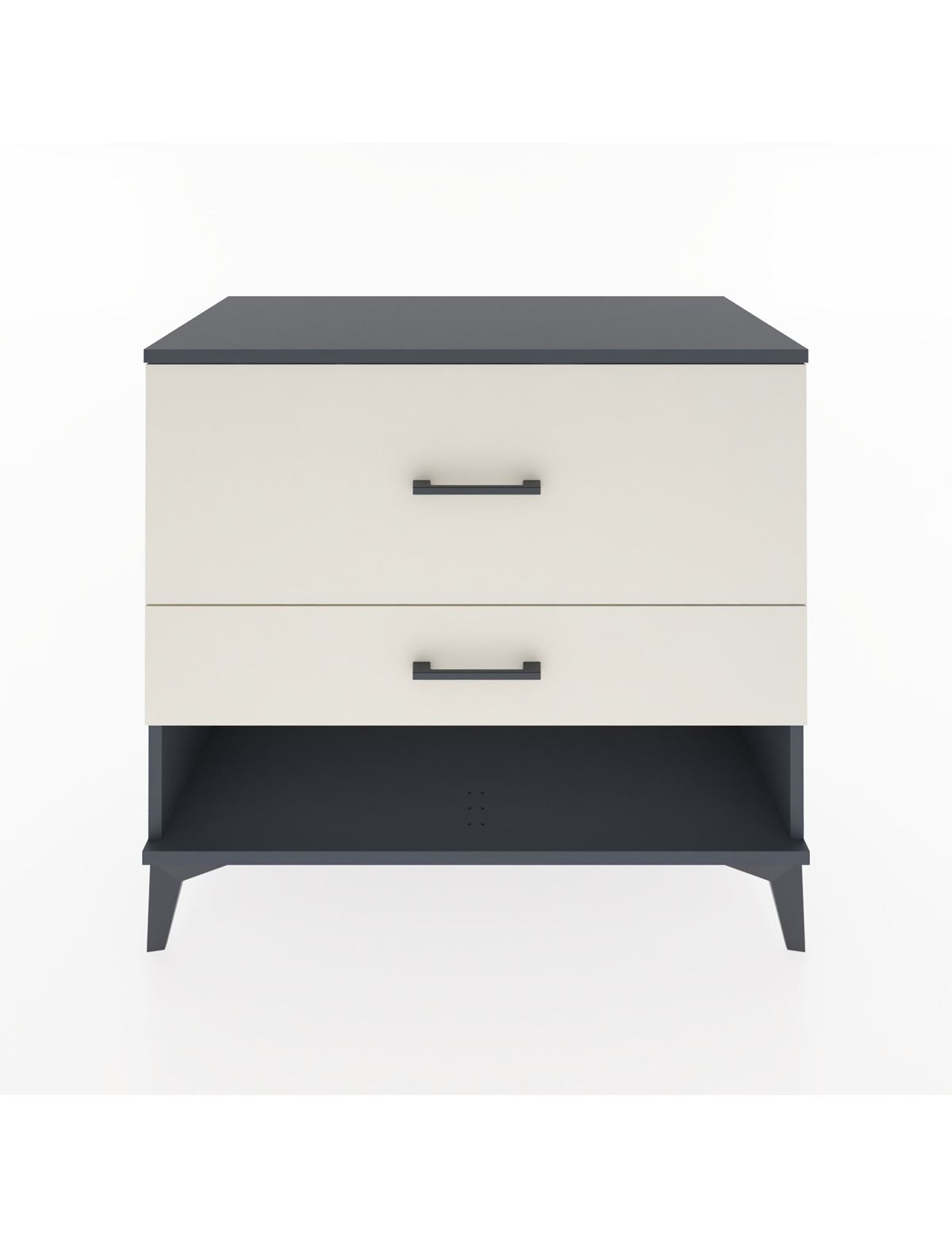 Hyperion Şifonyer 2 Çekmeceli 88x44x80 Antrasit-Aytaşı