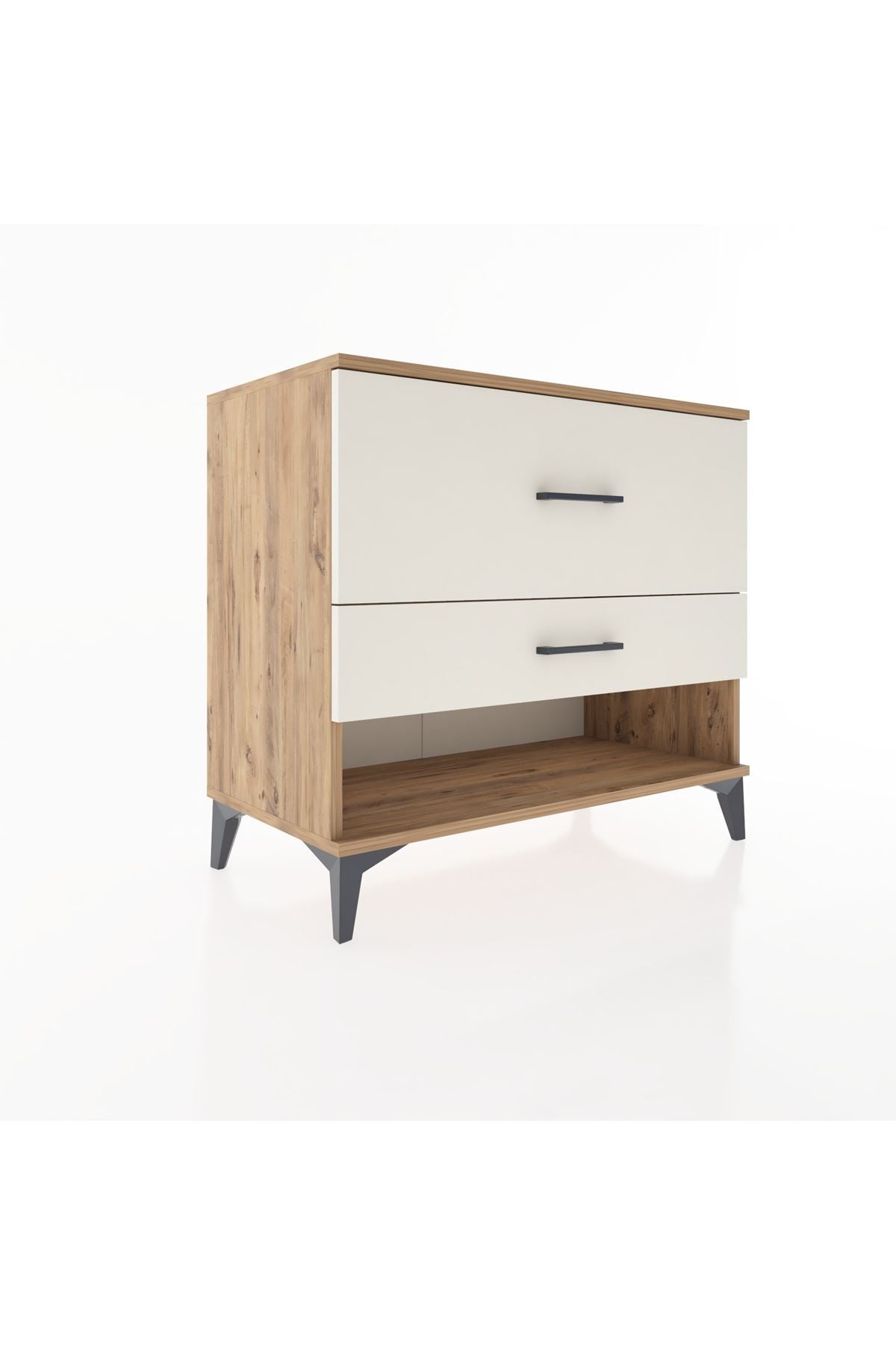 Hyperion Şifonyer 2 Çekmeceli 88x44x80 Çam-Aytaşı