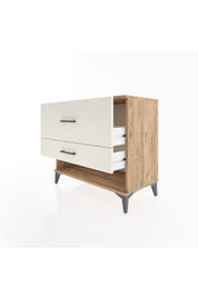 Hyperion Şifonyer 2 Çekmeceli 88x44x80 Çam-Aytaşı