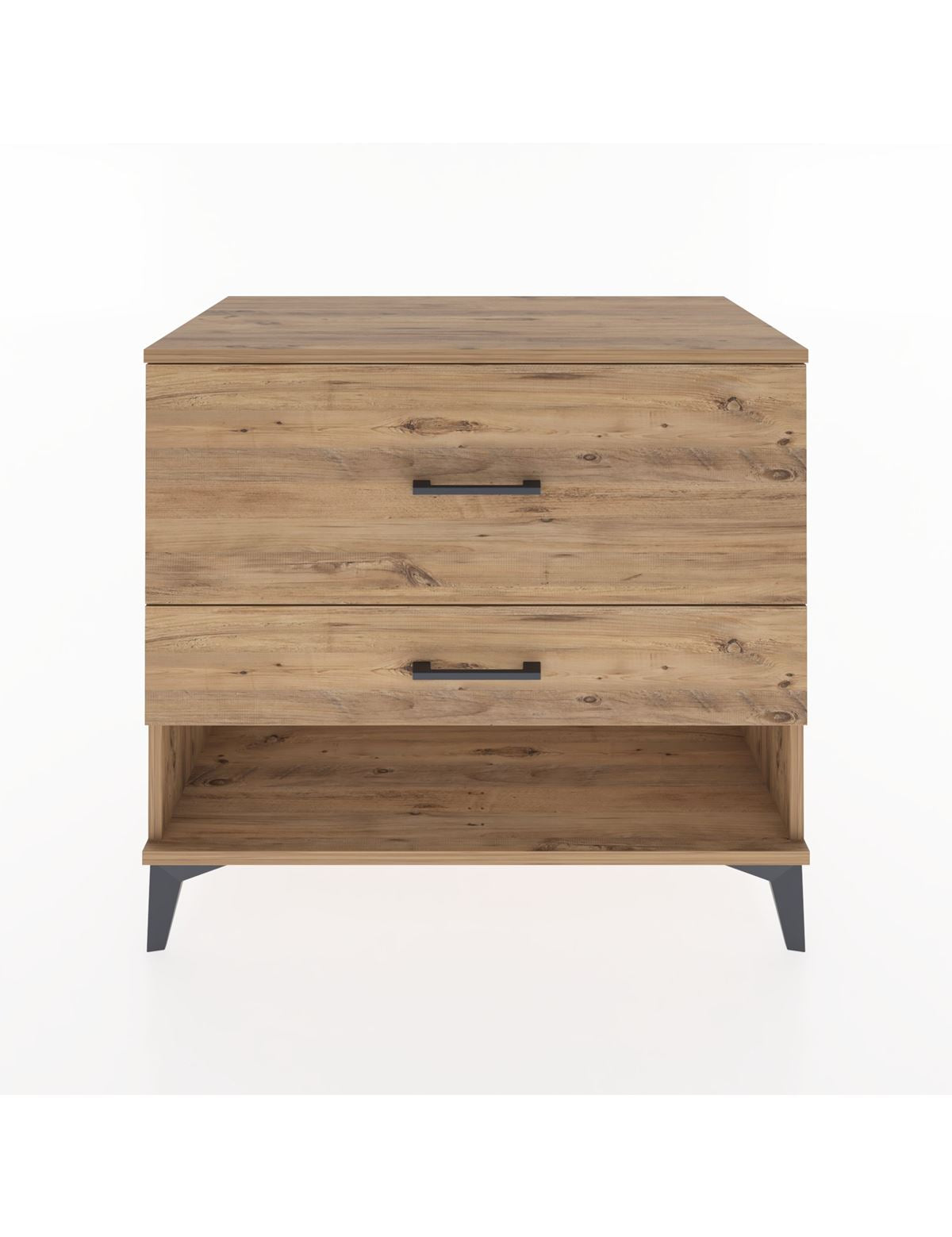 Hyperion Şifonyer 2 Çekmeceli 88x44x80 Çam-Çam