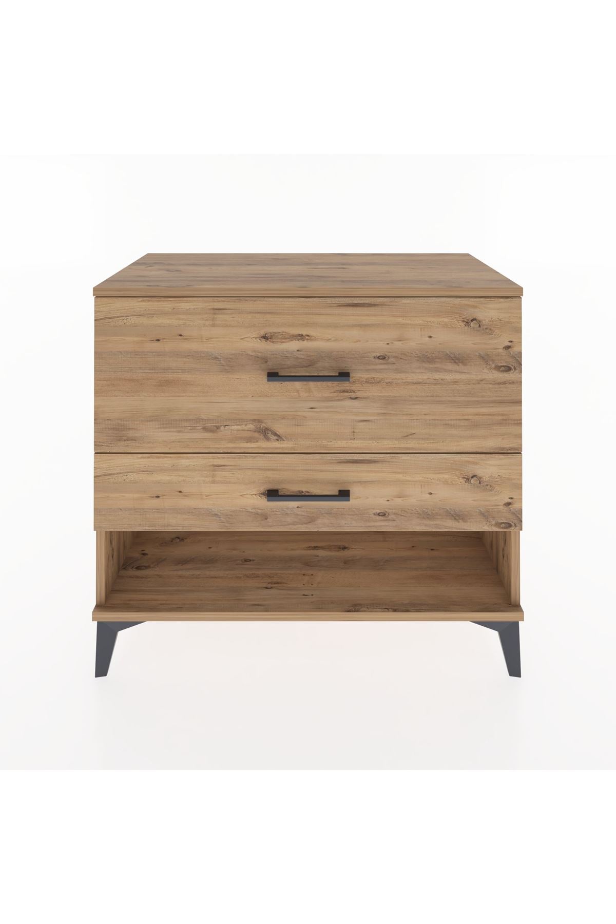 Hyperion Şifonyer 2 Çekmeceli 88x44x80 Çam-Çam