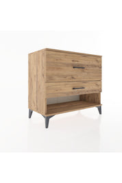 Hyperion Şifonyer 2 Çekmeceli 88x44x80 Çam-Çam