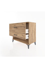 Hyperion Şifonyer 2 Çekmeceli 88x44x80 Çam-Çam