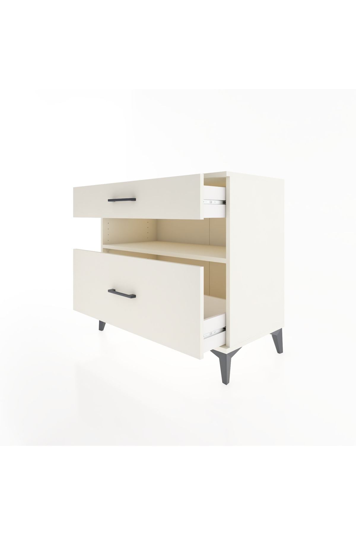 Hyperion Şifonyer Tek Raflı 2 Çekmeceli 88x44x80 Aytaşı-Aytaşı