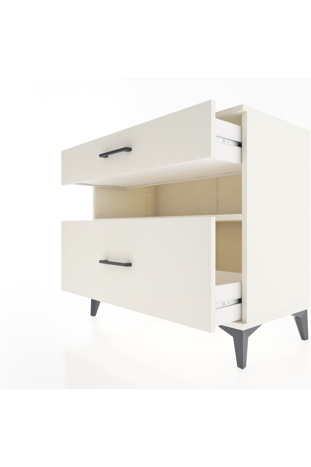 Hyperion Şifonyer Tek Raflı 2 Çekmeceli 88x44x80 Aytaşı-Aytaşı