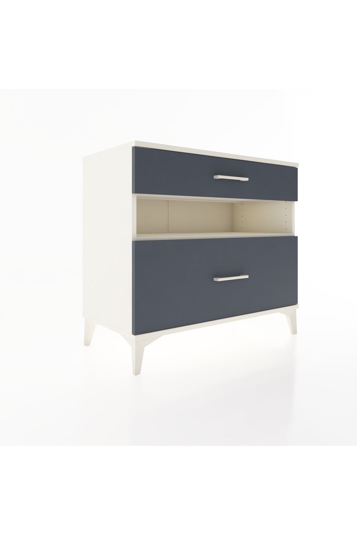 Hyperion Şifonyer Tek Raflı 2 Çekmeceli 88x44x80 Aytaşı-Antrasit