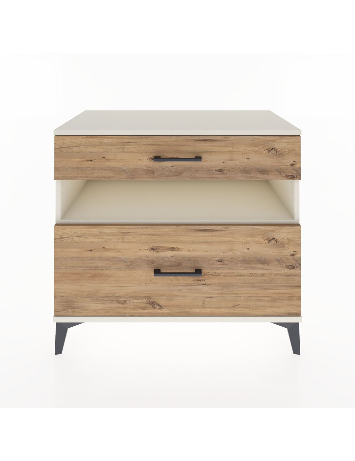 Hyperion Şifonyer Tek Raflı 2 Çekmeceli 88x44x80 Aytaşı-Çam